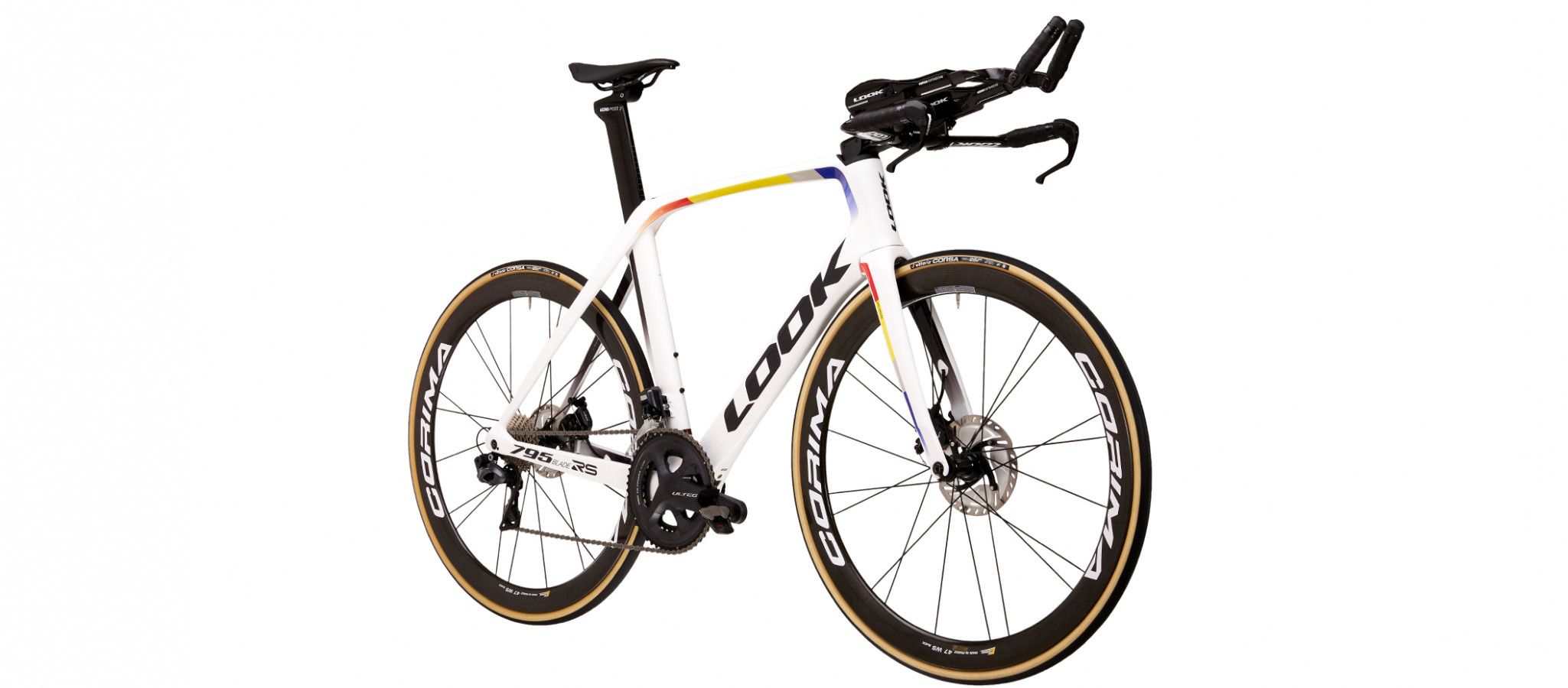795 BLADE RS DISC TT PROTEAM WHITE GLOSSY White Background 3/4 Profile